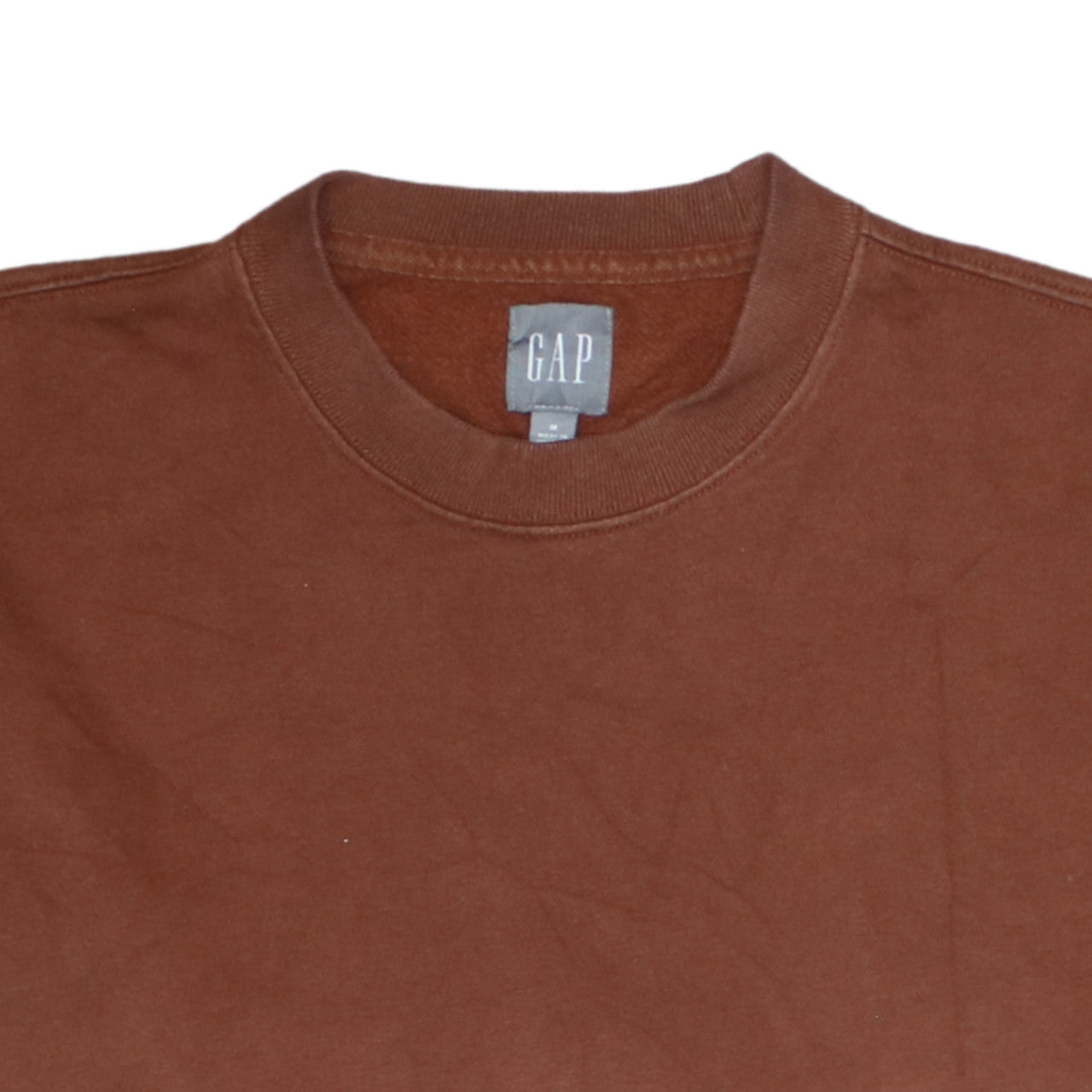 Mens UK Size M Gap Brown Pullover Sweatshirt