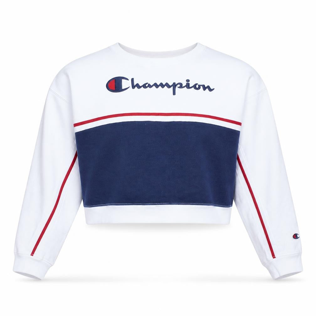 Womens UK Size S Champion White Pullover Sweatshirt