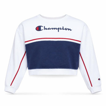 Womens UK Size S Champion White Pullover Sweatshirt