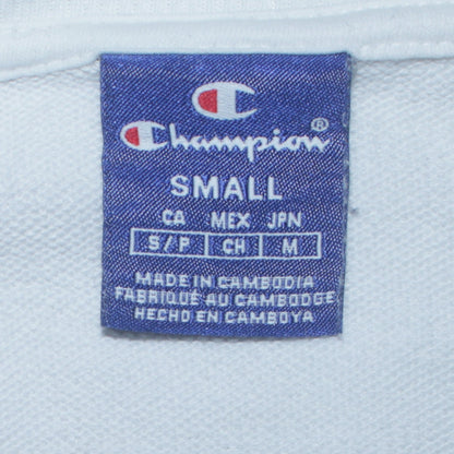 Womens UK Size S Champion White Pullover Sweatshirt