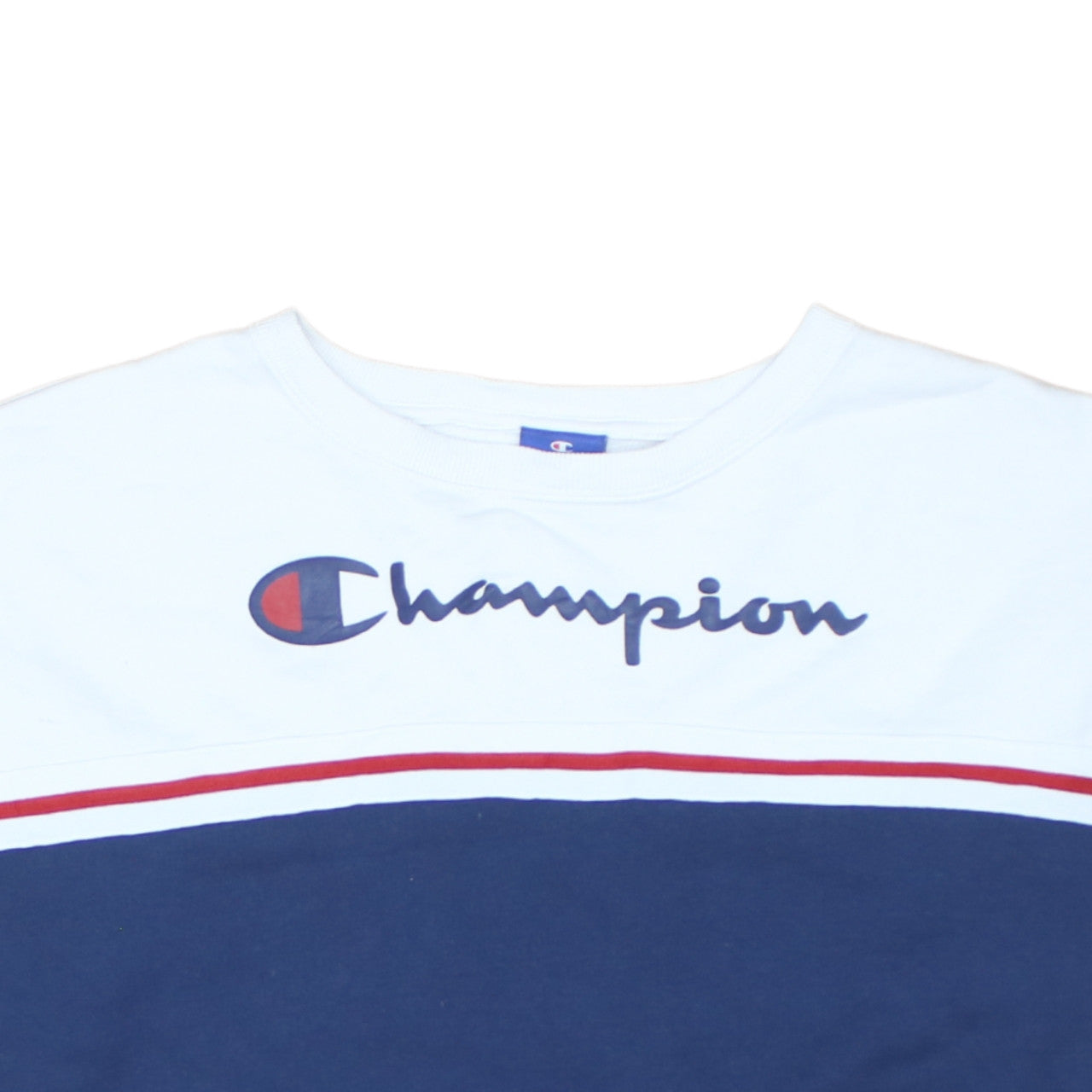 Womens UK Size S Champion White Pullover Sweatshirt