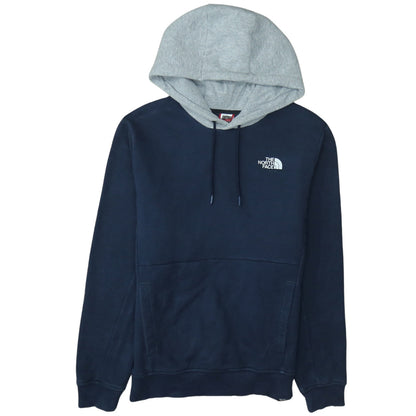 Mens UK Size M The North Face Blue Pullover Hoodie