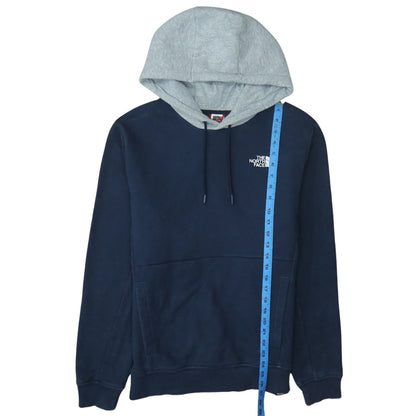 Mens UK Size M The North Face Blue Pullover Hoodie