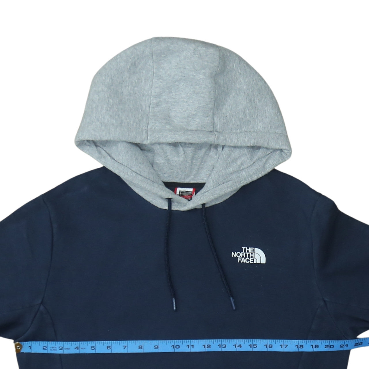 Mens UK Size M The North Face Blue Pullover Hoodie