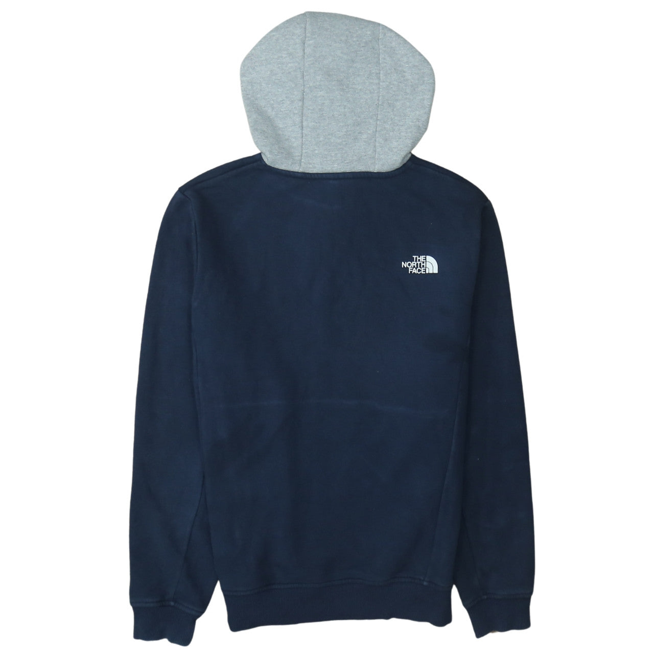 Mens UK Size M The North Face Blue Pullover Hoodie