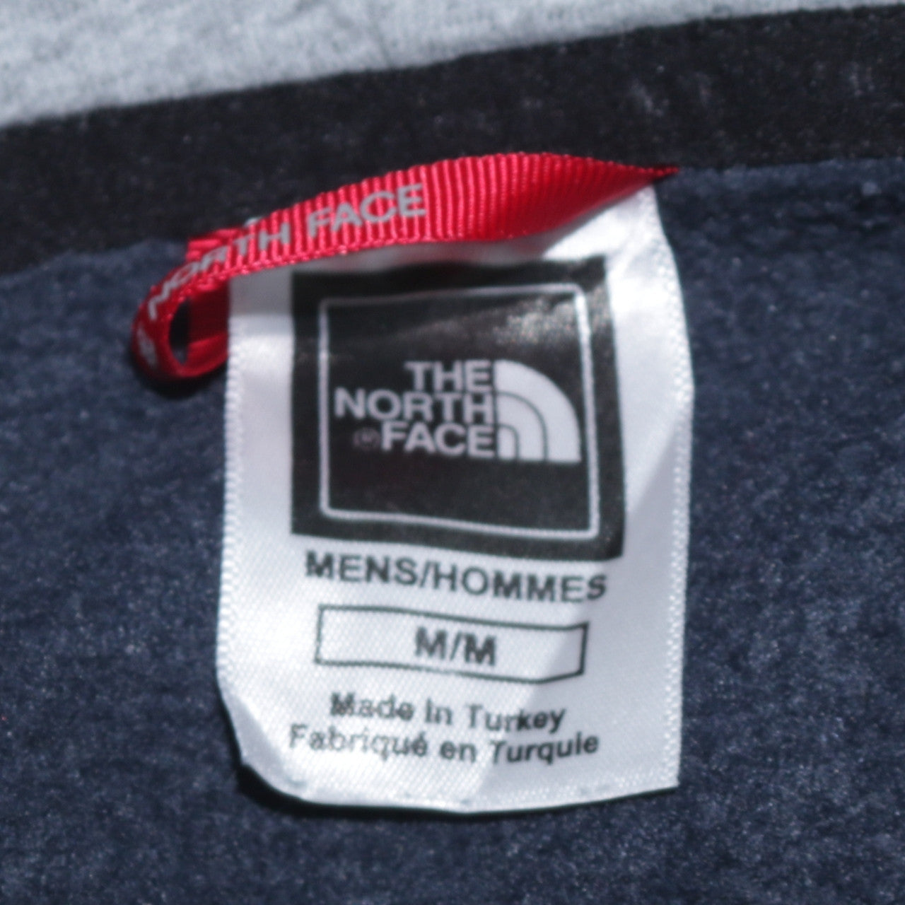 Mens UK Size M The North Face Blue Pullover Hoodie