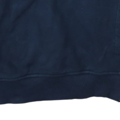 Mens UK Size M The North Face Blue Pullover Hoodie