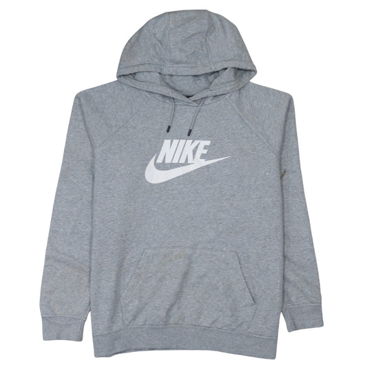 Womens UK Size XL Nike Grey Pullover Hoodie