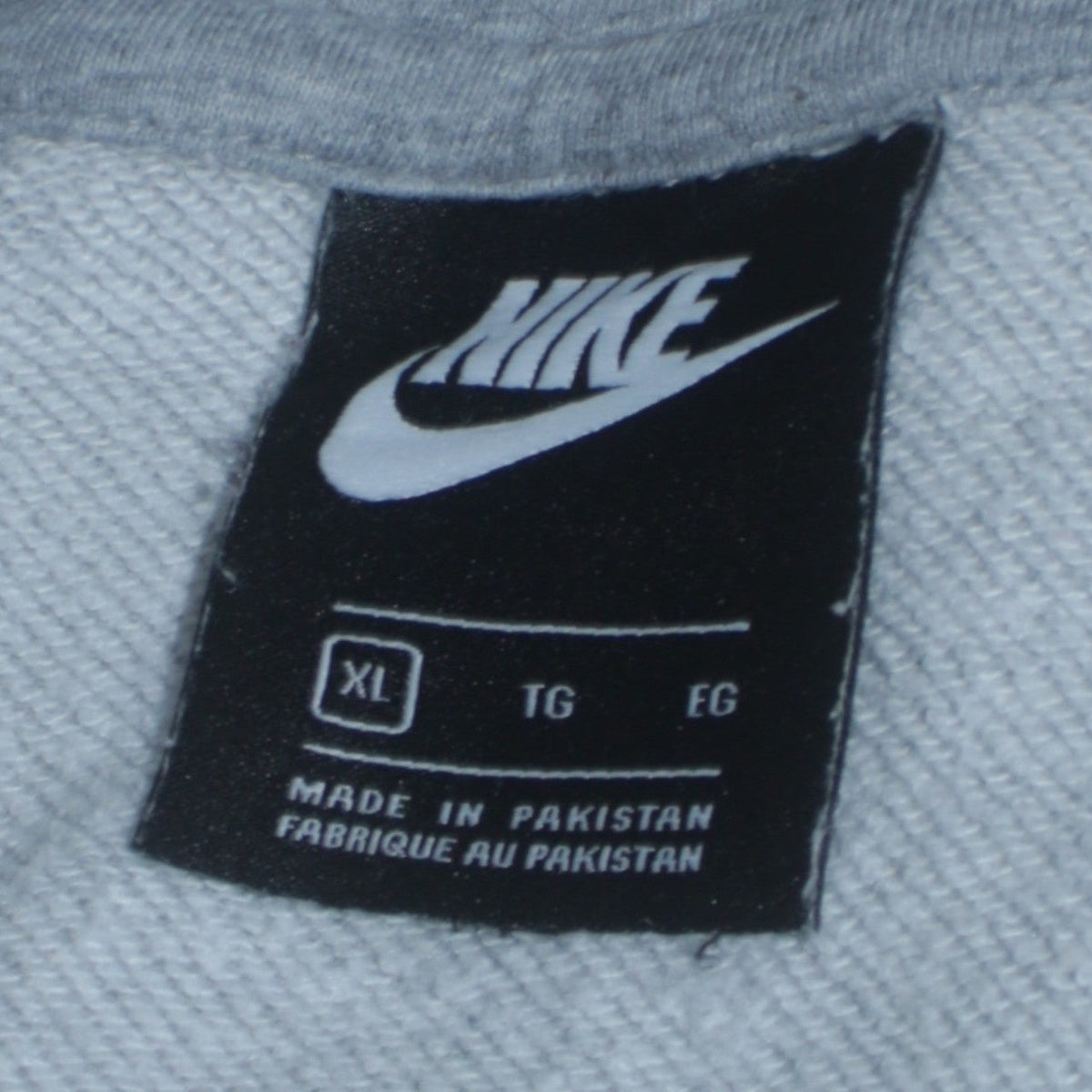 Womens UK Size XL Nike Grey Pullover Hoodie