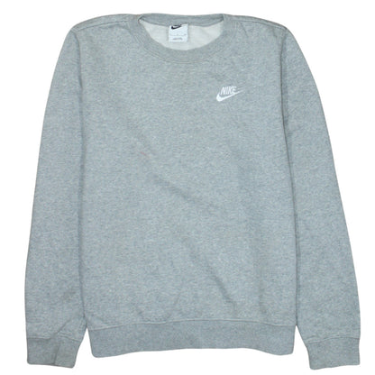 Mens UK Size S Nike Grey Pullover Sweatshirt