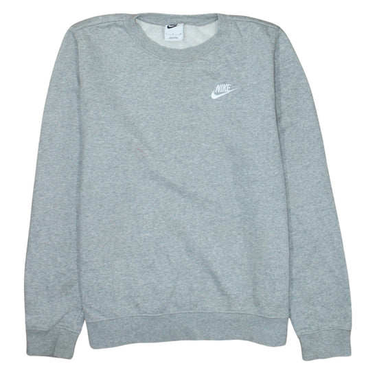 Mens UK Size S Nike Grey Pullover Sweatshirt
