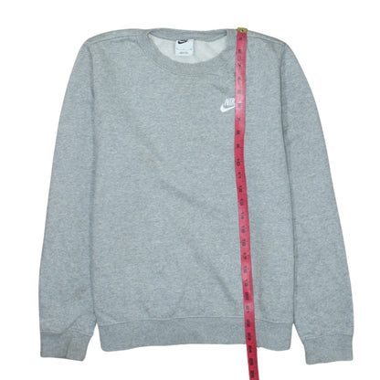 Mens UK Size S Nike Grey Pullover Sweatshirt