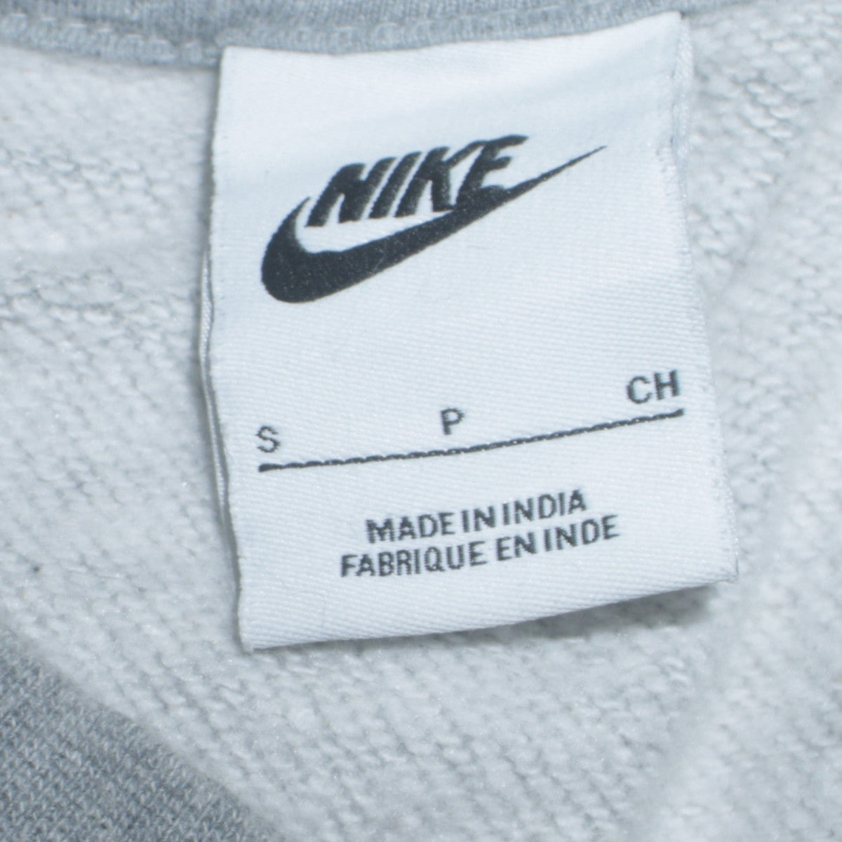 Mens UK Size S Nike Grey Pullover Sweatshirt