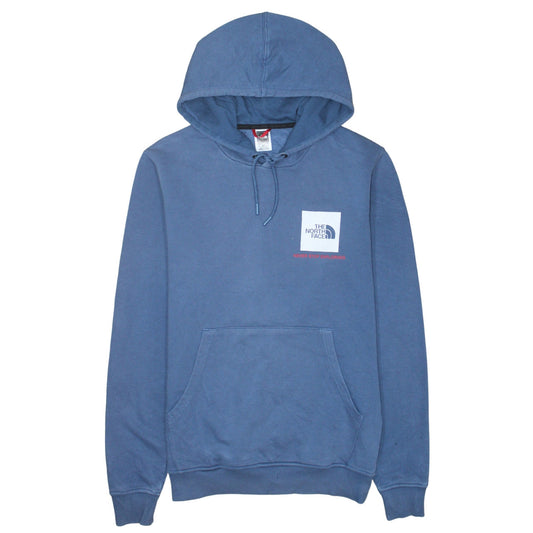 Mens UK Size S The North Face Blue Pullover Hoodie