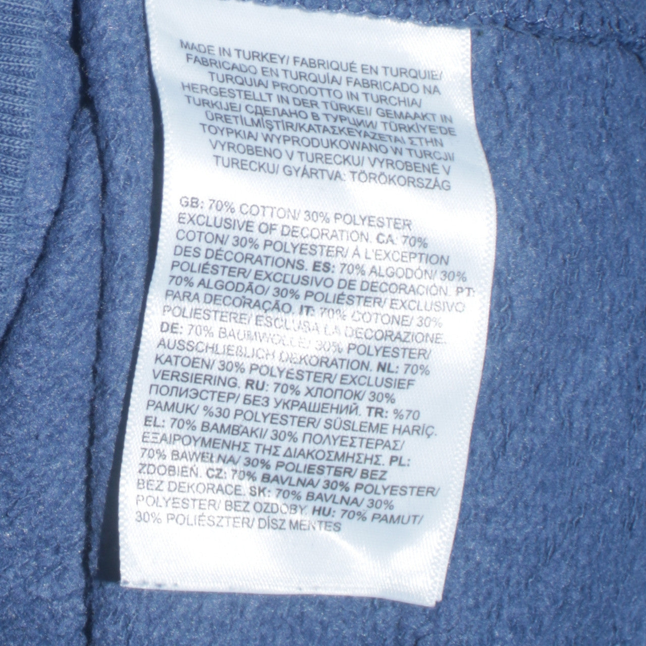 Mens UK Size S The North Face Blue Pullover Hoodie