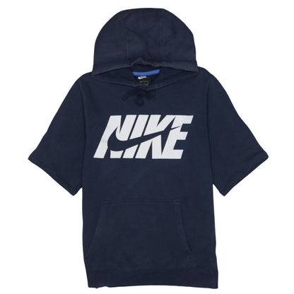 Mens UK Size S Nike Blue Pullover Hoodie