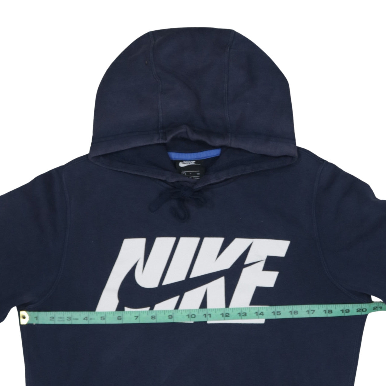 Mens UK Size S Nike Blue Pullover Hoodie