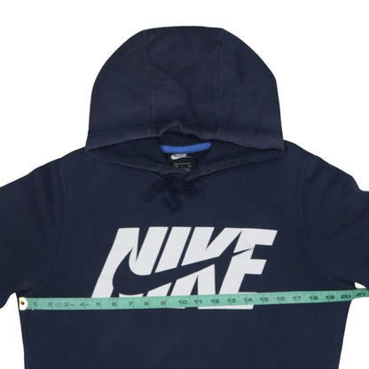 Mens UK Size S Nike Blue Pullover Hoodie