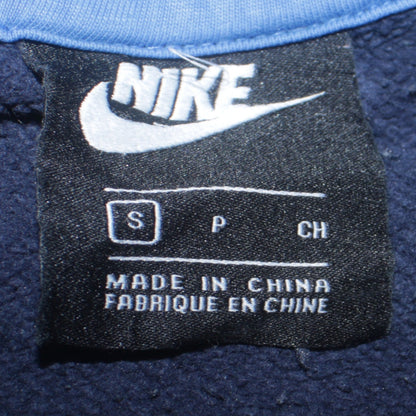 Mens UK Size S Nike Blue Pullover Hoodie