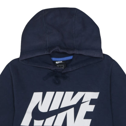 Mens UK Size S Nike Blue Pullover Hoodie