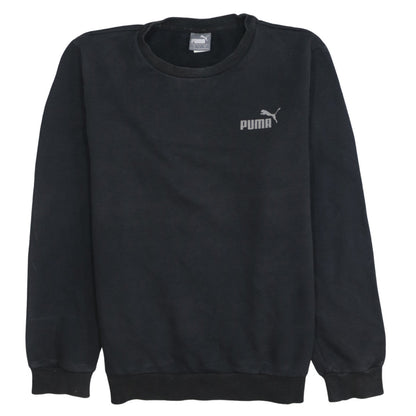 Mens UK Size S PUMA Black Pullover Sweatshirt
