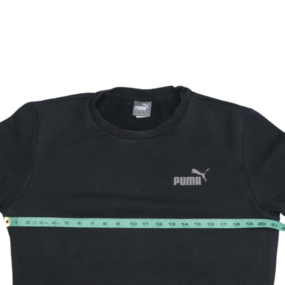 Mens UK Size S PUMA Black Pullover Sweatshirt