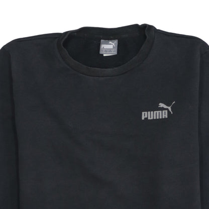 Mens UK Size S PUMA Black Pullover Sweatshirt