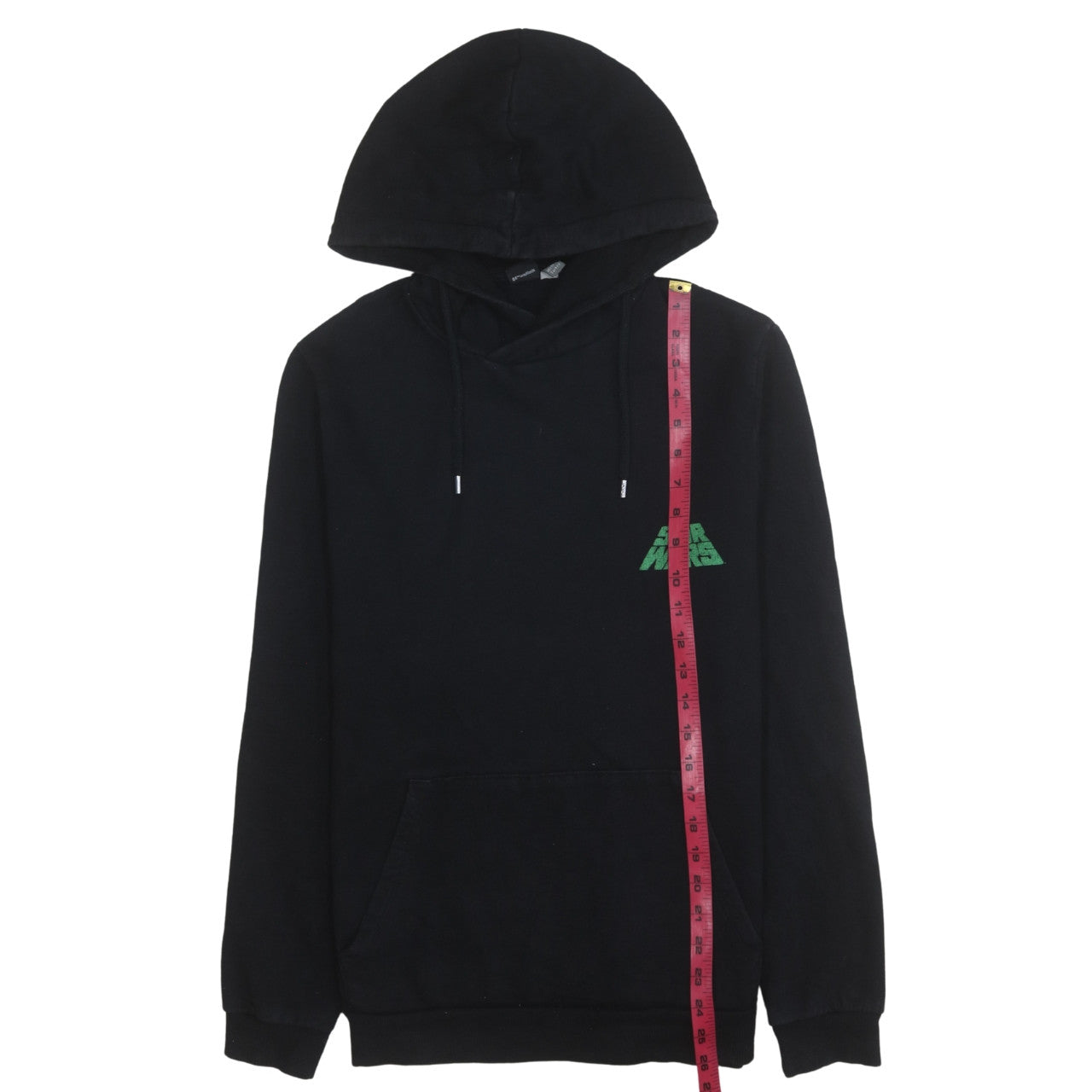 Mens UK Size S ASOS Black Pullover Hoodie