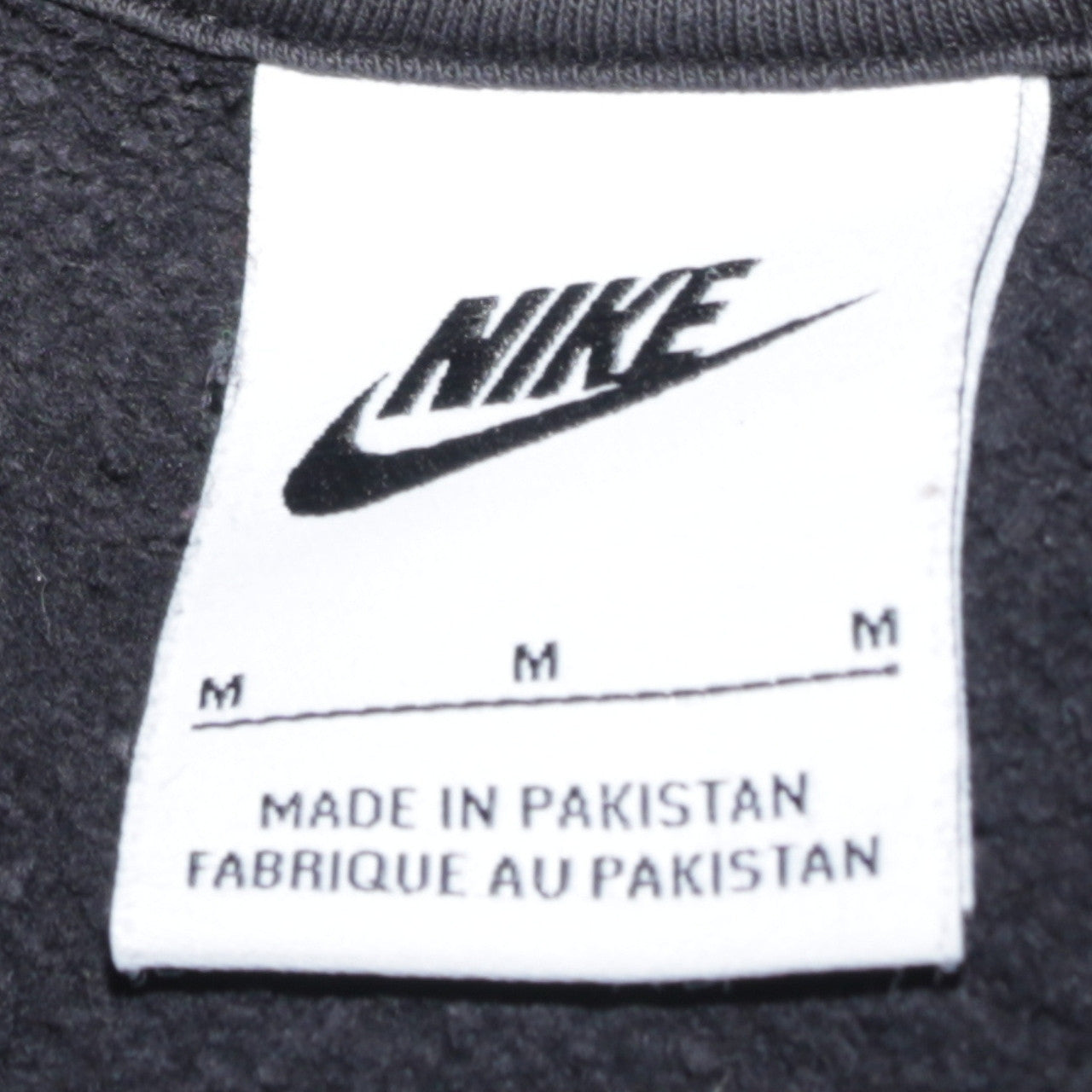 Mens UK Size M Nike Black Pullover Hoodie