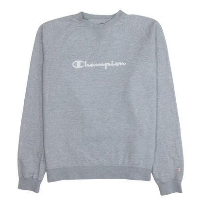 Mens UK Size L Champion Grey Pullover Sweatshirt