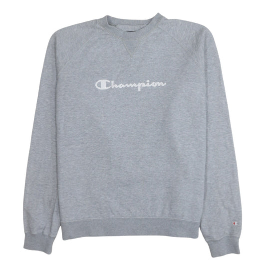 Mens UK Size L Champion Grey Pullover Sweatshirt