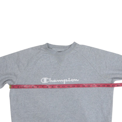 Mens UK Size L Champion Grey Pullover Sweatshirt