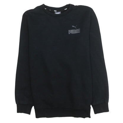Mens UK Size S PUMA Black Pullover Sweatshirt