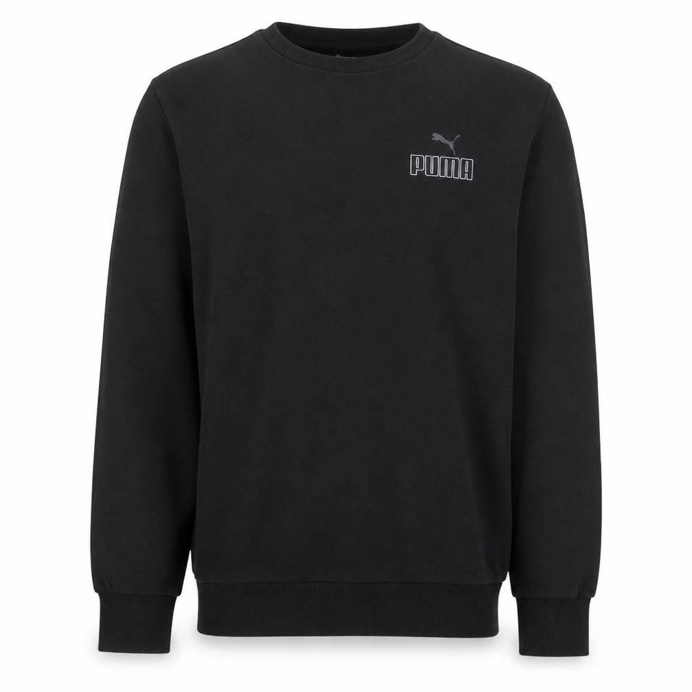 Mens UK Size S PUMA Black Pullover Sweatshirt