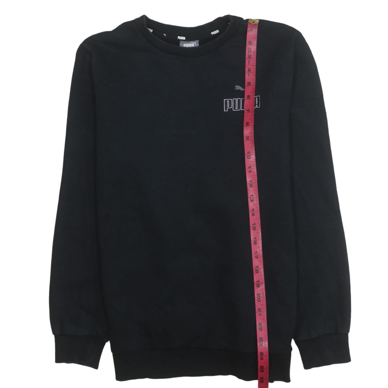 Mens UK Size S PUMA Black Pullover Sweatshirt