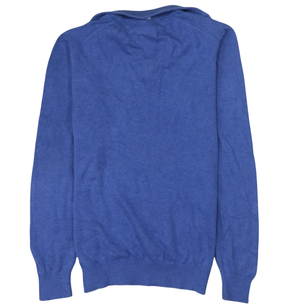Mens UK Size L Tommy Hilfiger Blue 1/4 Zip Jumper