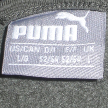Mens UK Size L PUMA Green Full Zip Hoodie