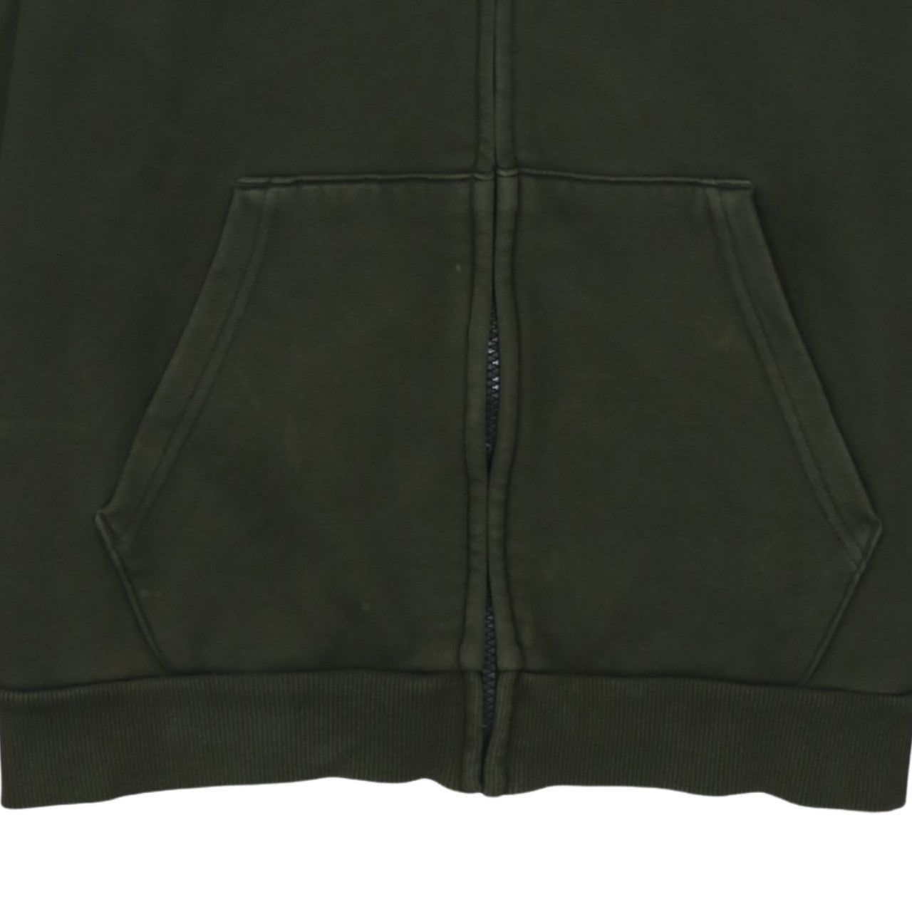 Mens UK Size L PUMA Green Full Zip Hoodie