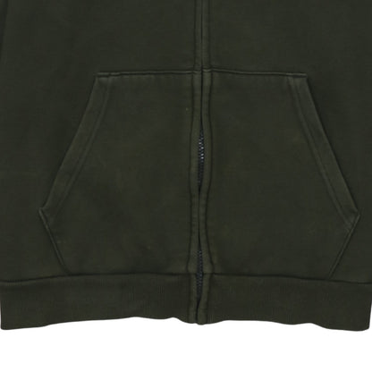 Mens UK Size L PUMA Green Full Zip Hoodie