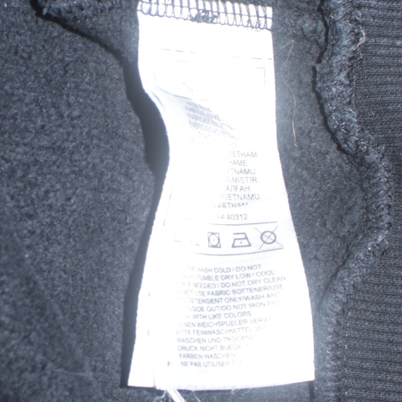 Mens UK Size XS adidas Black Pullover Hoodie