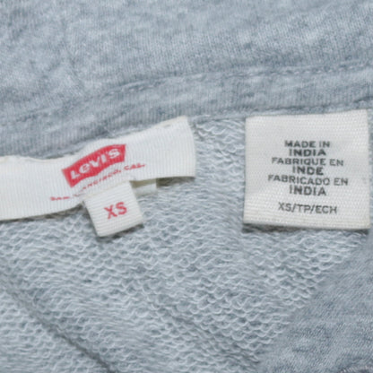Mens UK Size XS Levi's Grey Pullover Hoodie