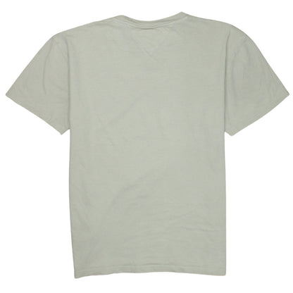 Tommy Jeans Men's Beige Cotton Crew Neck Short Sleeve T-Shirt S