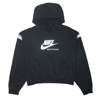 Womens UK Size XL Nike Black Pullover Hoodie