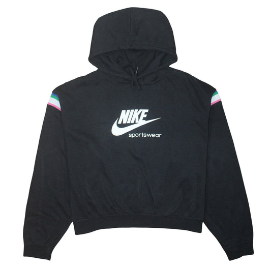 Womens UK Size XL Nike Black Pullover Hoodie