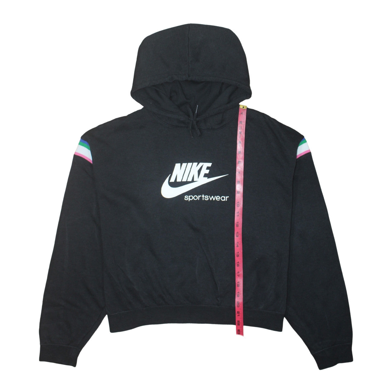 Womens UK Size XL Nike Black Pullover Hoodie