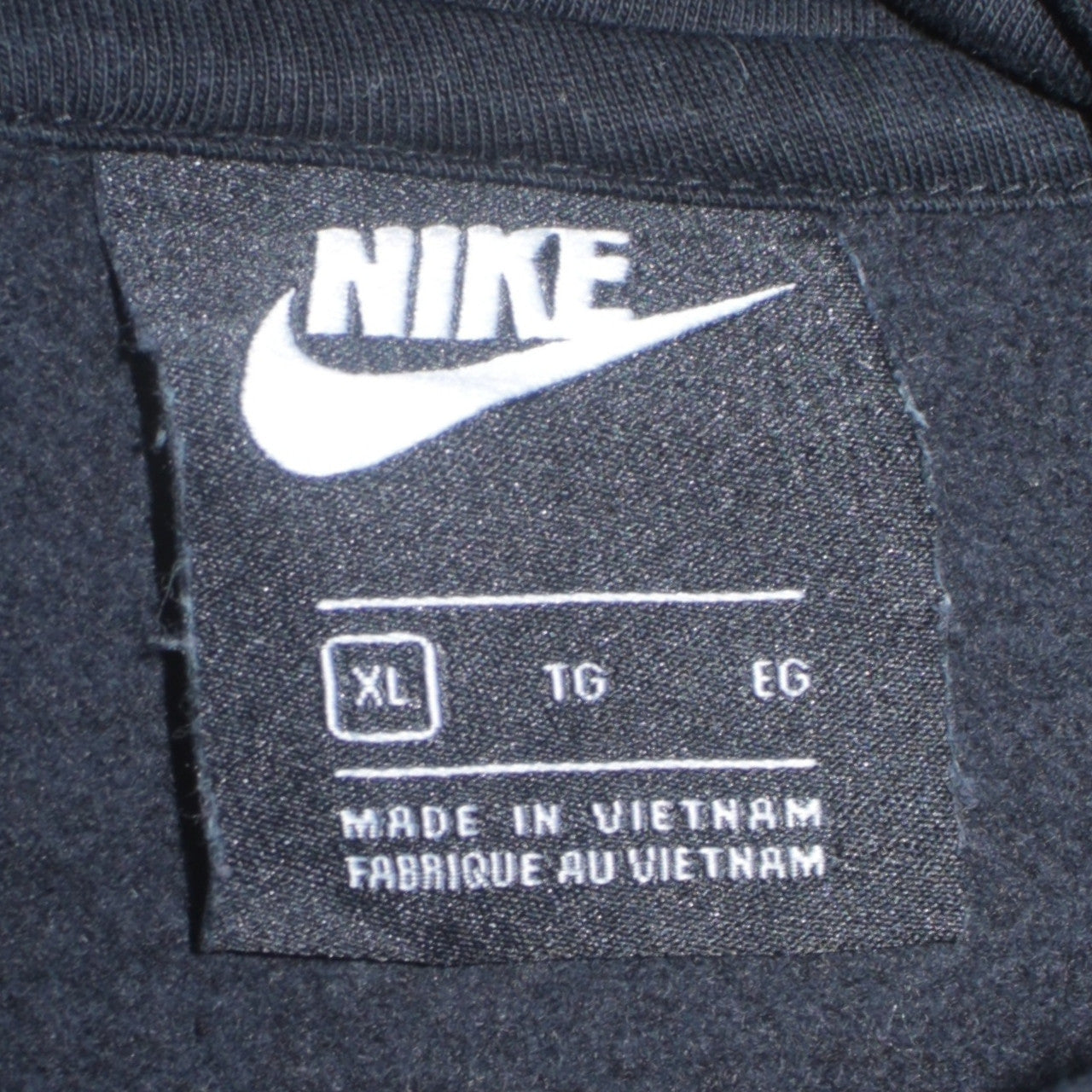 Womens UK Size XL Nike Black Pullover Hoodie