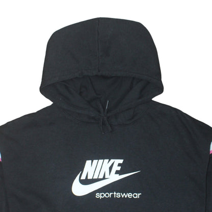 Womens UK Size XL Nike Black Pullover Hoodie