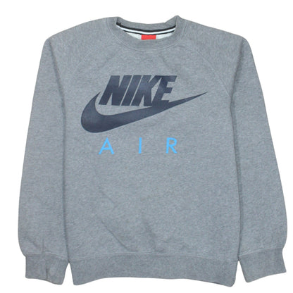 Mens UK Size S Nike Grey Pullover Sweatshirt