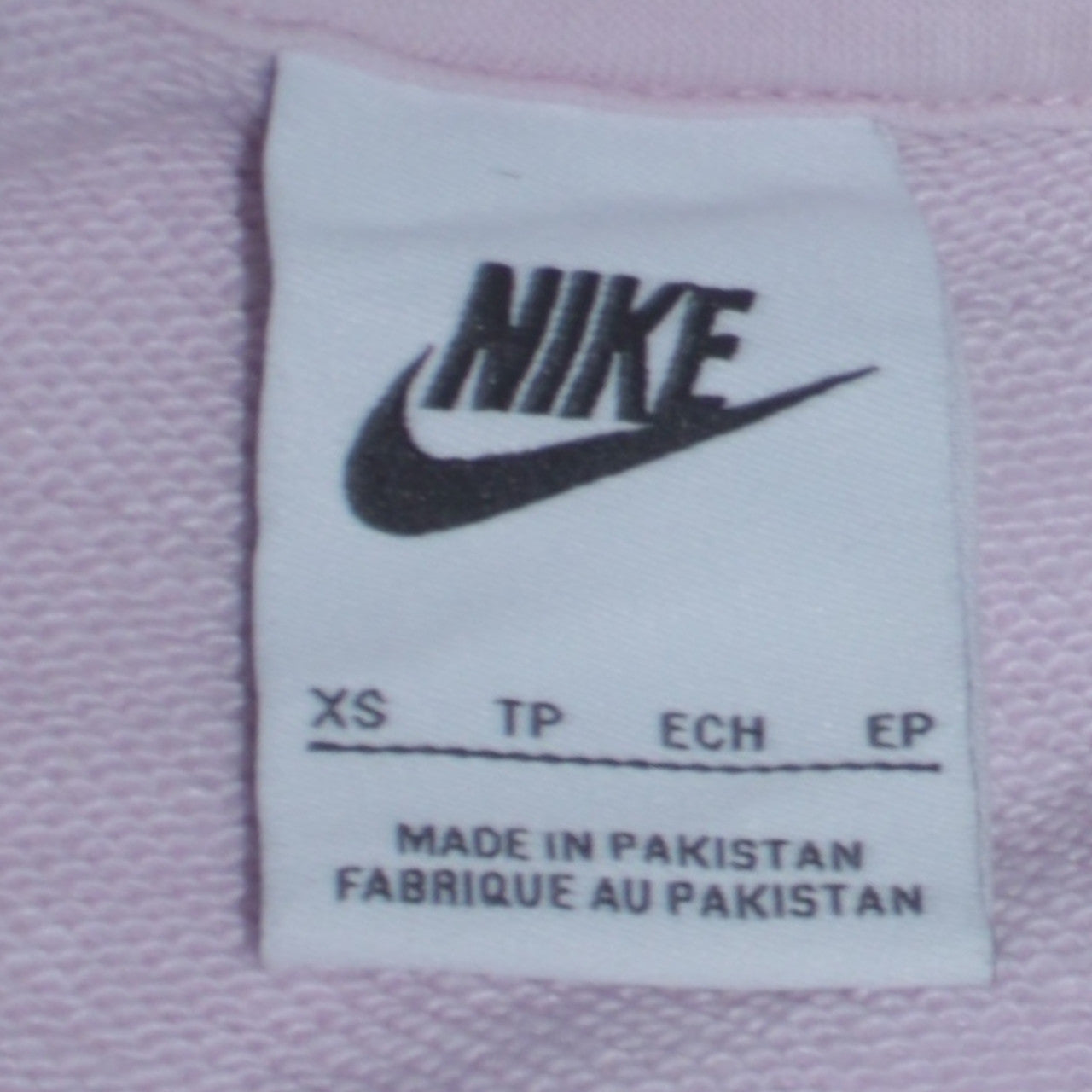 Mens UK Size XS Nike Pink Pullover Sweatshirt