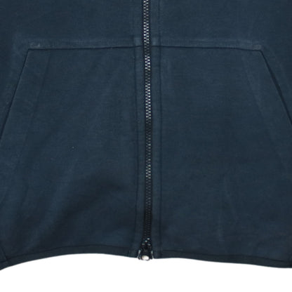 Mens UK Size M Nike Blue Full Zip Hoodie